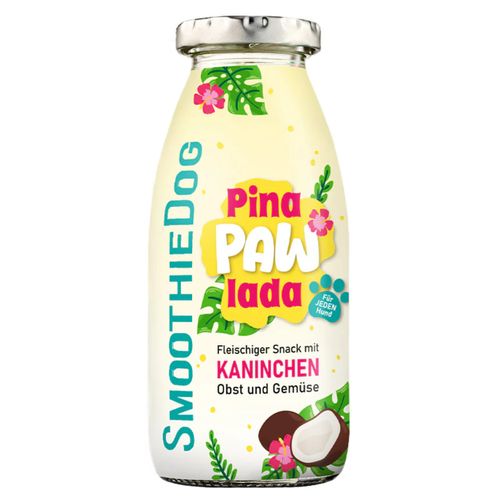 SmoothieDog Summer PinaPawLada 250ml - smoothie dla psa, królik z owocami i warzywami