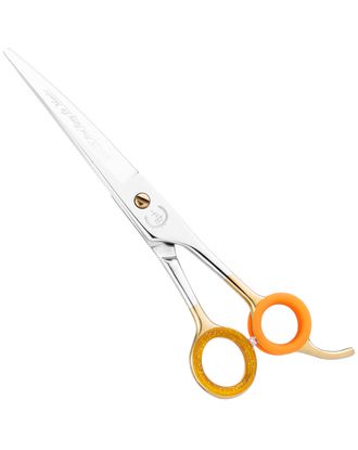 P&W Rony De Munter Curved Scissors - profesjonalne nożyczki groomerskie, gięte