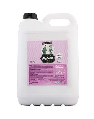 Petuxe White Hair Shampoo - wegański szampon do szaty białej i jasnej, dla psów i kotów - 5L