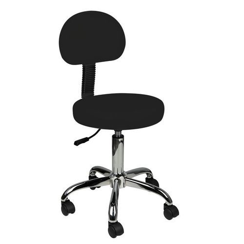 Activ AM-9934 - krzesło groomerskie z oparciem oraz regulacją wysokości, czarne
