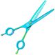 P&W Hulk Lefty Thinning Scissors 7" - degażówki jednostronne, 21 ząbków, dla leworęcznych