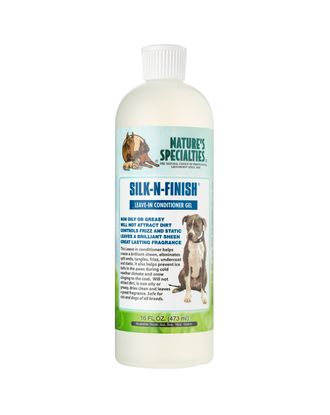 Nature's Specialties Silk-N-Finish Gel - wielozadaniowa odżywka w żelu dla psa i kota, zapobiega przywieraniu śniegu - 473ml