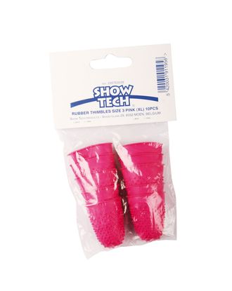 Gumowy paluszek do trymowania rozm. XL różowy - 10szt.