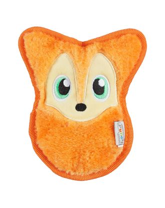 Outward Hound Durablez Fox 16cm - piszcząca zabawka dla psa, bez wypełnienia, pomarańczowy lisek