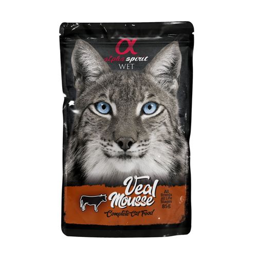 Alpha Spirit Mousse Cat Veal 85g - mus dla kota z cielęciny