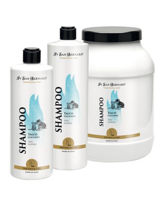 Iv San Bernard Talc Shampoo - delikatny szampon z talkiem dla szczeniąt i kociąt
