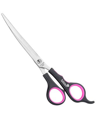 Blovi Student Curved Pet Scissors 7,5” - nożyczki groomerskie gięte, z mikroszlifem