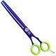 P&W Carat Chunker Scissors 7" - degażówki jednostronne z mikroszlifem, 21 ząbków