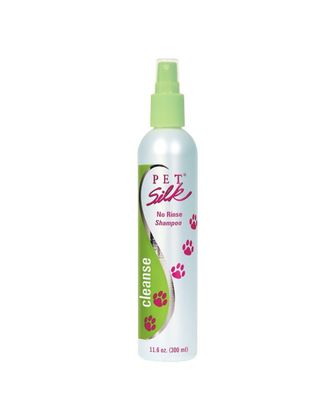 Pet Silk No Rinse Shampoo 300 ml - szampon w sprayu bez spłukiwania do szybkiej kąpieli zwierząt, niweluje brzydkie zapachy