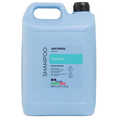 Artero Tsunami 5L - odtłuszczający szampon dla psa, do pierwszego mycia