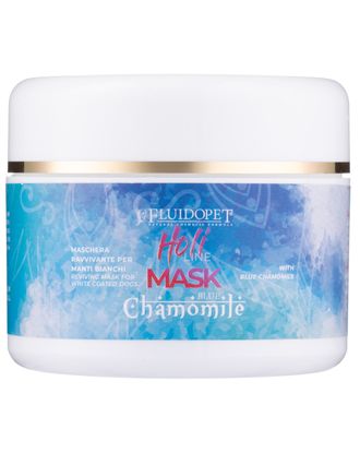 FluidoPet Holi Line Mask Blue Chamomile - rewitalizująca maska do białej i jasnej sierści psa - 100ml
