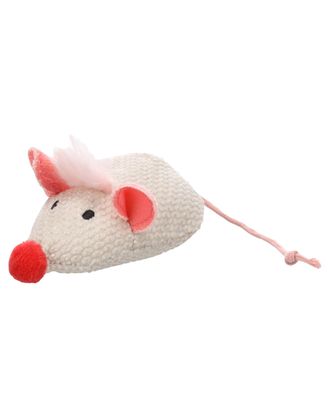 Flamingo Cat Lovu Mouse - zabawka z kocimiętką, mysz z grzywką i z dużym nosem