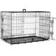Flamingo Keo Black - metalowa klatka dla psa, L: 57x93x62cm