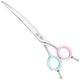 Blovi Teddy Line Curved Scissors 7" - mocno gięte nożyczki groomerskie, stal japońska