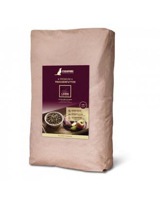 Escapure Premium Lamm - wysokiej jakości karma dla psa, jagnięcina wypiekana w piecu - 12kg