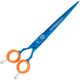 P&W Blue Star Titanium Left Scissors - nożyczki do strzyżenia zwierząt dla osób leworęcznych, proste