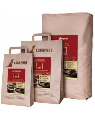 Escapure Premium Rind - wysokiej jakości karma dla psa, wołowina wypiekana w piecu