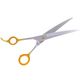 P&W Rony De Munter Left Curved Scissors 8" - profesjonalne nożyczki groomerskie dla osób leworęcznych, gięte