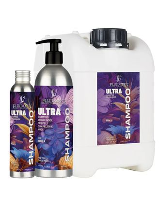 FluidoPet Ultra Anti-Tangle Shampoo - szampon ułatwiający rozczesywanie sierści psa, koncentrat 1:20