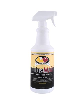 Best Shot UltraMax Pro Finishing Spray - odżywczy preparat o działaniu rozkołtuniającym, nabłyszczającym i nawilżającym sierść - 946ml