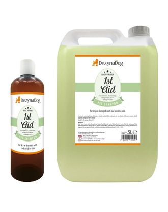 DezynaDog Magic Formula First Aid Shampoo - szampon nawilżający, oczyszczający i regenerujący sierść, koncentrat 1:10