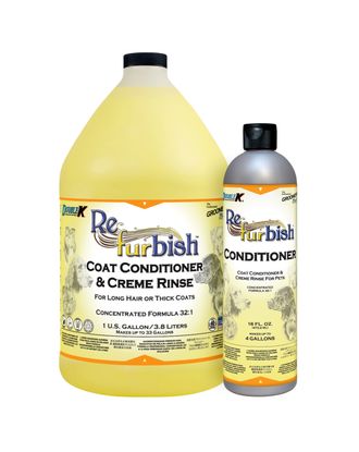 Double K Refurbish Conditioner & Detangler - odżywka dla psa i kota z długą lub obfitą sierścią, pomaga usunąć martwy włos, koncentrat