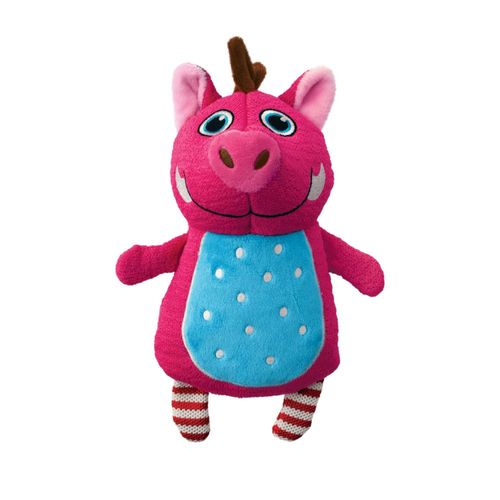 KONG Whoopz Warthog S - psia zabawka o unikalnej fakturze, guziec z 2 piszczałkami