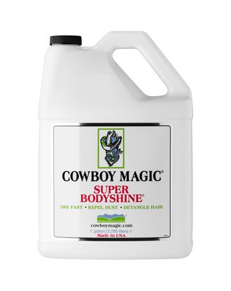 Cowboy Magic Super Bodyshine - silnie nabłyszczająca odżywka do sierści psów, koni, odpycha kurz - 3,8L
