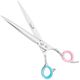 Blovi Queen Line Straight Scissors 7,5" - profesjonalne nożyczki groomerskie proste, stal japońska VG10