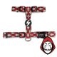 Dashi La Casa De Papel Mask Back Harness - regulowane szelki guard dla psa, motyw z serialu Dom z Papieru, czerwono-czarne