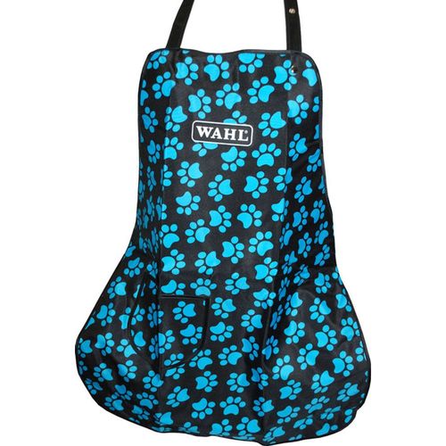 Wahl Cutting Apron Black & Turquoise - fartuch ochronny w turkusowe łapki