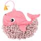Flamingo Sniffing Carpet Puppy Whale (38cm) - mata do węszenia dla szczeniaka i małego psa, szeleszczący wieloryb
