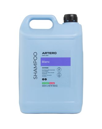 Artero Blanc Shampoo - szampon dla psa podkreślający kolor, do sierści białej, czarnej i srebrnej - 5L