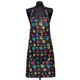 Blovi Black Grooming Apron - fartuszek groomerski czarny w kolorowe łapki, rozmiar uniwersalny