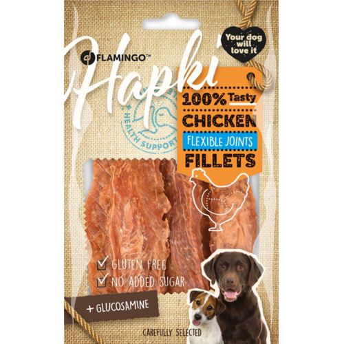 Flamingo Hapki Chicken Flexible Joints 85g - przysmaki dla psa z kurczakiem, zdrowe stawy i kości