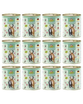 GranataPet DeliCatessen Venison &amp; Tuna - bezzbożowa mokra karma dla kota, dziczyzna i tuńczyk - 12x 800g