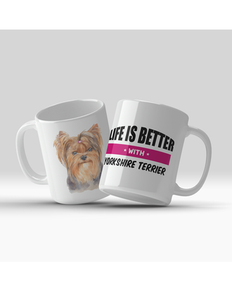 Kubek ceramiczny z Yorkiem Yorshire Terrier