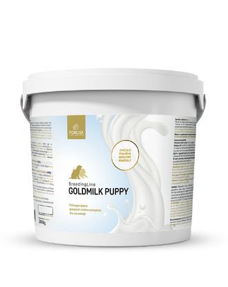 Pokusa BreedingLine GoldMilk Puppy - pełnoporcjowy preparat mlekozastępczy dla szczeniąt, od pierwszego dnia życia, bogaty w DHA - 2kg
