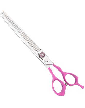 Jargem Pink Blenders 7,5" - degażówki jednostronne z ozdobną śrubą, 46 ząbków