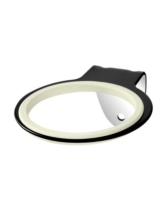 Activ Dryer Holder Q96 Black - ścienny wieszak na suszarkę ręczną, z gumowym ringiem, czarny