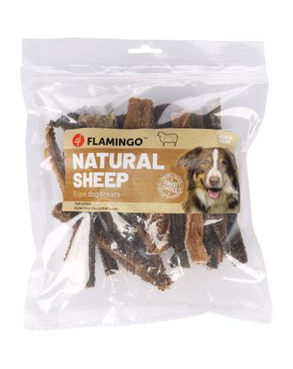 Flamingo Nature Snack Sheep Tripe 200g - naturalne przysmaki dla psa, żwacze owcze