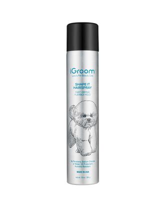 iGroom Shape It Hairspray 284g - szybkoschnący spray utrwalający do sierści psa