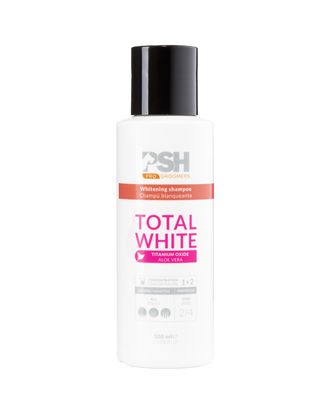 PSH Pro Total White Shampoo - szampon wybielający dla psów, koncentrat 1:2 - 100ml