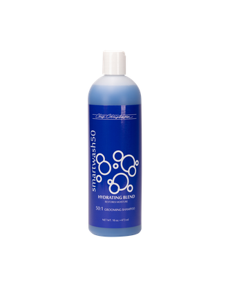 Chris Christensen Smart Wash 50 Whitening & Brightening Shampoo - szampon wybielający i podkreślający kolor sierści psa, koncentrat 1:50
