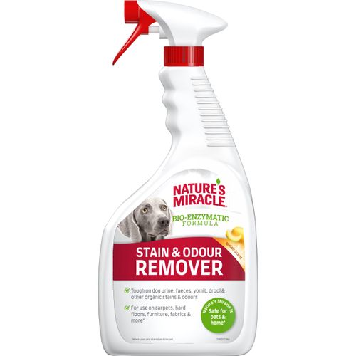 Nature's Miracle Stain & Odour Remover Melon 946ml - środek do usuwania plam z moczu i kału psa, bioenzymatyczny, zapach melona