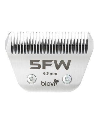 Blovi Prime Line Blade nr 5FW - szerokie stalowe ostrze do maszynki dla psa, Snap-On, 6,3mm