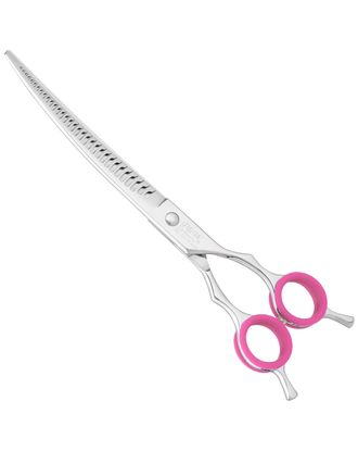 P&W AA Love Curved Chunkers 8,25" 32T - degażówki groomerskie gięte, 29 ząbków typu chunker