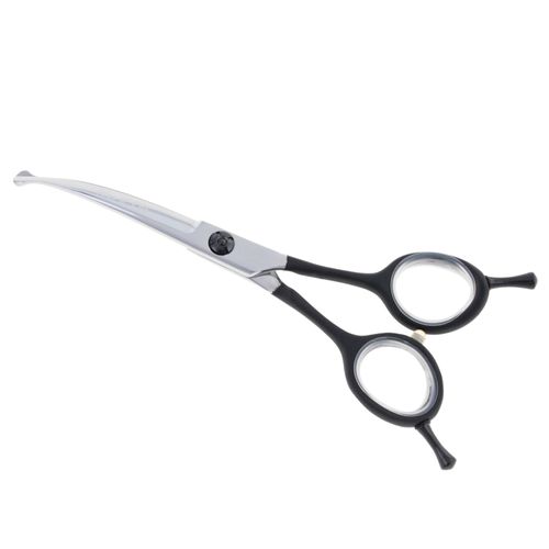 Geib Gator Trim 'n' Cut Safety Curved Scissors - lekkie, ostre i poręczne nożyczki bezpieczne gięte z teflonowym uchwytem