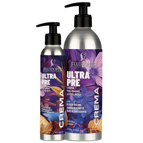 FluidoPet Ultra Pre Crema - profesjonalny, wielofunkcyjny balsam rozkołtuniający z kwasem hialuronowym i masłem shea