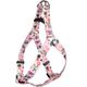 Flamingo Harness Step&Go Sera Pink - szelki step in dla psa, nylonowe, flamingi, kwiaty, różowe